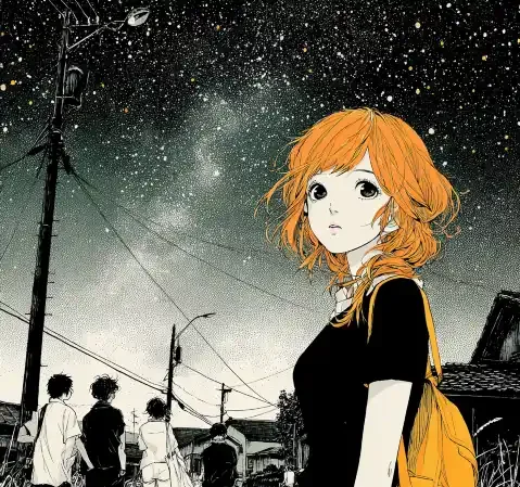 热血漫画战斗场景的封面插画